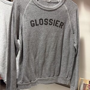Glossier Charcoal Gray Pullover